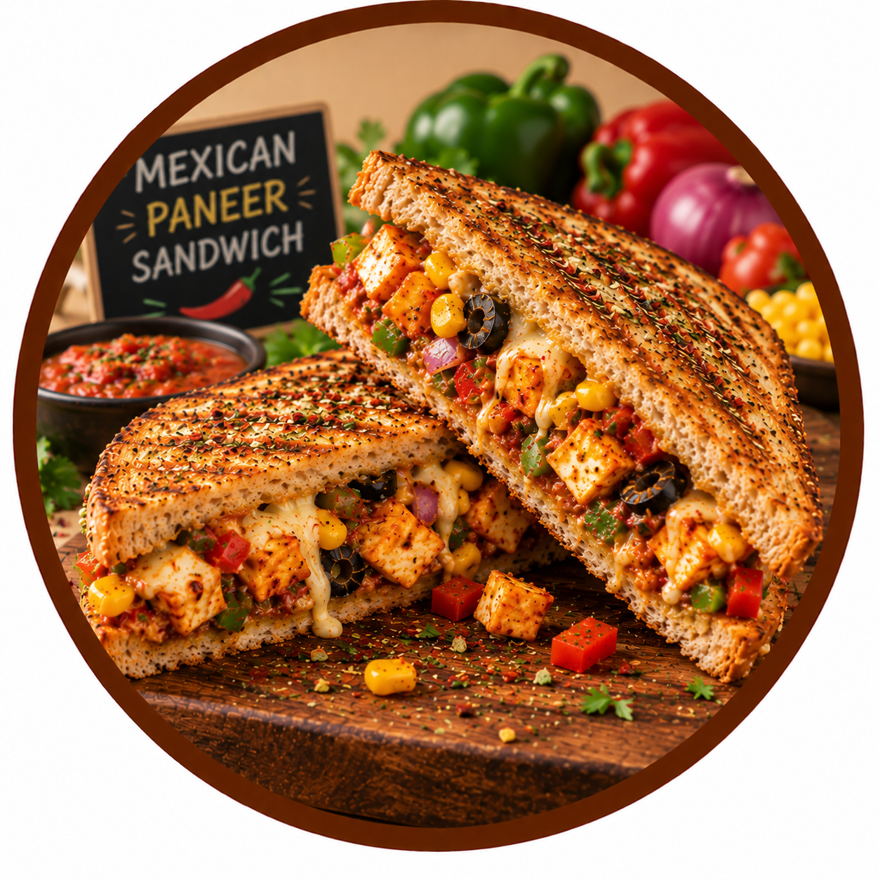 Mexican Sandwich-Paneer
