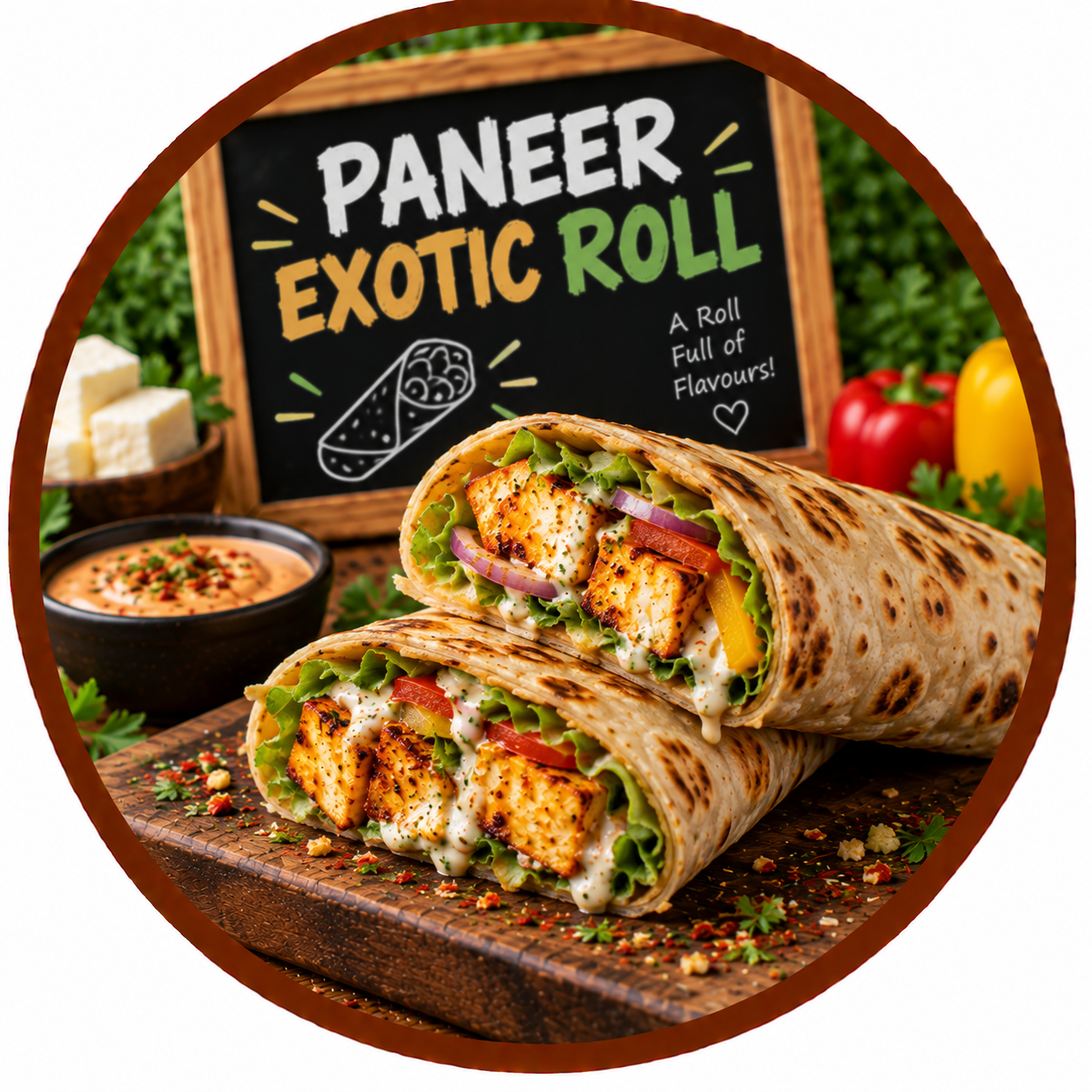 Paneer Exotic Roll