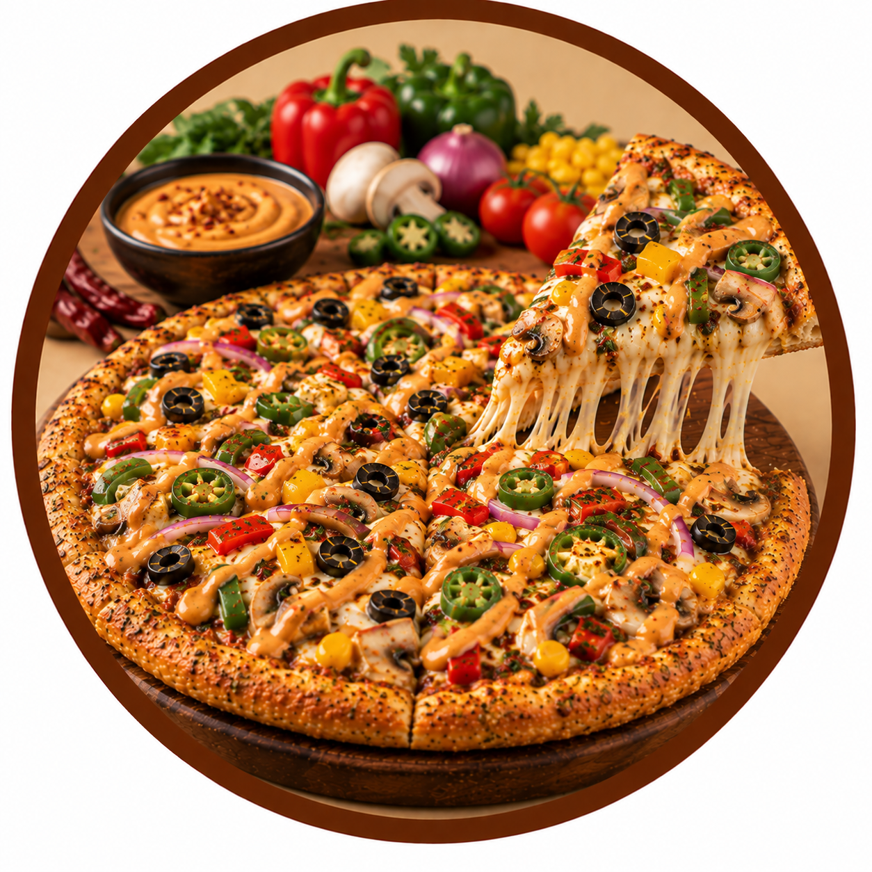 Veg Max with Chipotle Sauce