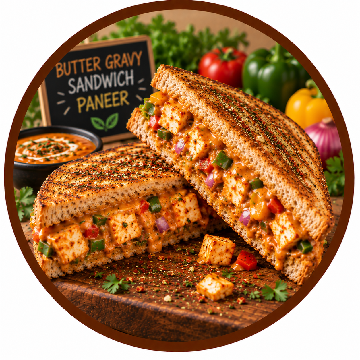 Butter Gravy Sandwich-Paneer